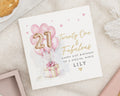 21st Birthday Card for Niece, Special Niece 21st Birthday Card, Personalised 21st Birthday Card for Her, Twenty One Birthday Card