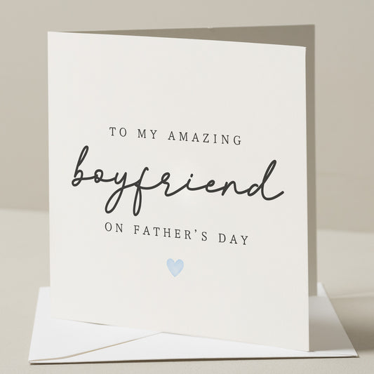 Happy Fathers Day To Boyfriend, Boyfriend Fathers Day Card, Fathers Day Card For Boyfriend, Best Dad And Boyfriend, Partner Fathers Day Gift