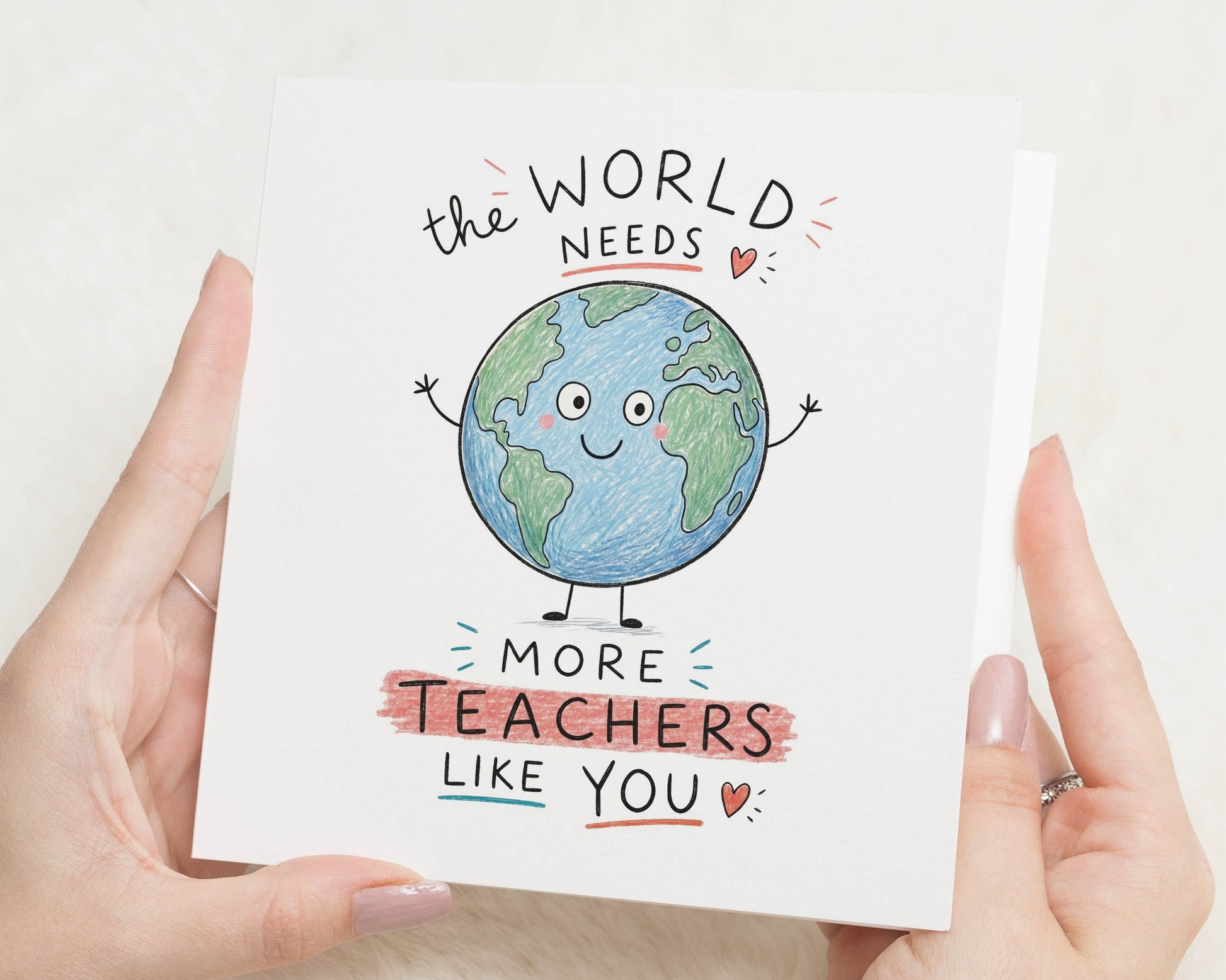 Teacher Thank You Card, Thank You Teacher Card, End of Term Card, School Teacher Card, Teaching Assistant Card, Teacher Appreciation Card