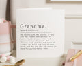 Grandma Birthday Card, Birthday Card for Grandma, Grandma Definition Card, Birthday Card for Her, Personalised Grandma Card
