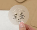 Hen Party Sticker, Personalised Hen Party Sticker, Bridal Shower Sticker, Custom Hen Do Sticker, Champagne Glass Sticker, Gold Foil Sticker