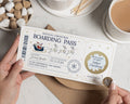 Personalised Christmas Gift Voucher, Father Christmas Scratch To Reveal Boarding Pass, Santa Visit Reveal Gift for Kids