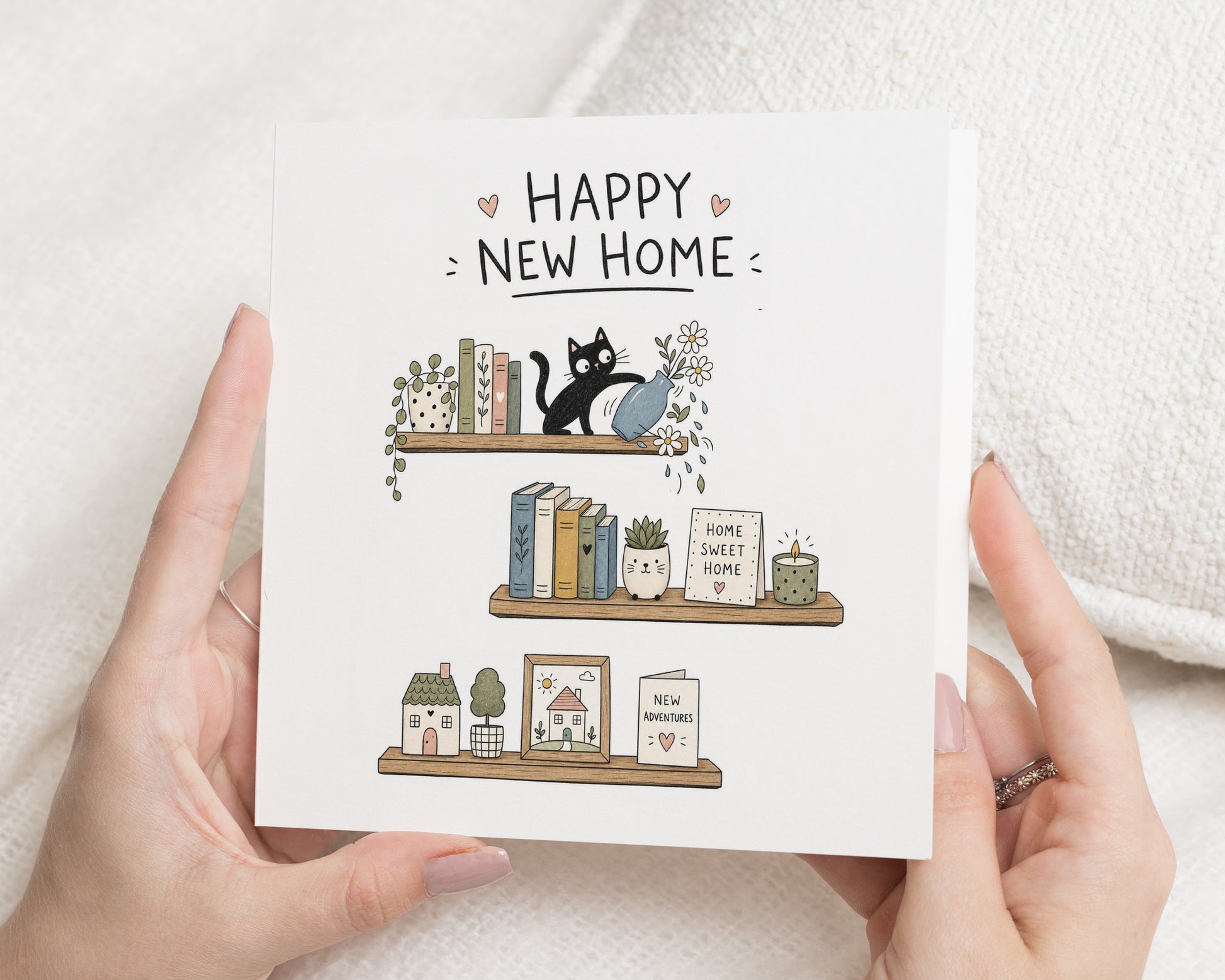 New Home Card, New Home Cards, Happy New Home Card, Housewarming Card, Congratulations New Home Card, New House Card, First Home Card