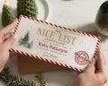 Personalised Nice List Certificate, Christmas Gift For Kids, Santa Certificate, North Pole Letter