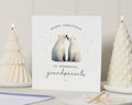 Christmas Card for Grandparents, Merry Christmas Card, Grandparent Christmas Card, Polar Bear Christmas Card, Cute Christmas Card