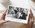 Personalised Wedding Thank You Cards, Photo Wedding Thank You Card, Folded Thank You Card