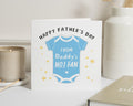 Fathers Day Card from Baby, Fathers Day Card for Dad, Daddy Fathers Day Card, Cute Fathers Day Card, First Fathers Day Card