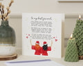 Christmas Card for Best Friend, Personalised Best Friend Christmas Card, Funny Christmas Card for Her, Custom Bestie Xmas Card
