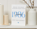 Personalised 40th Birthday Card, 40th Birthday Card for Him, Custom Birthday Card for Friend, Brother, Son, Husband, Simple Card