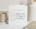 Birthday Card for Daddy to Be, Daddy to Be Birthday Card, Birthday Card from the Bump, Dad to Be Birthday Card, Cute Birthday Card