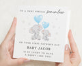 First Fathers Day Card for Son in Law, Baby to Daddy Card, Fathers Day Card from Baby, Cute Elephant Card, Personalised Fathers Day