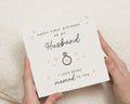 Husband Birthday Card, First Birthday as Husband Card, 1st Birthday Card for Husband, Romantic Birthday Card, Married Birthday Card