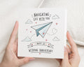 1st Wedding Anniversary Card, First Anniversary Card, Paper Anniversary Card for Husband Wife Partner, One Year Anniversary Card