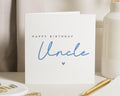 Birthday Card for Uncle, Happy Birthday Uncle Card, Birthday Card for Him, Personalised Uncle Birthday Card, Simple Birthday Card
