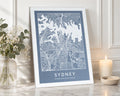 Personalised Map Print, Custom Location Map, Blue Wall Art, Where Our Story Began, Gift for Couple, Anniversary Gift, New Home Gift