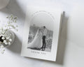 Personalised Wedding Thank You Card, Photo Wedding Thank You Card, Folded Wedding Thank You Card, Simple Thank You Card