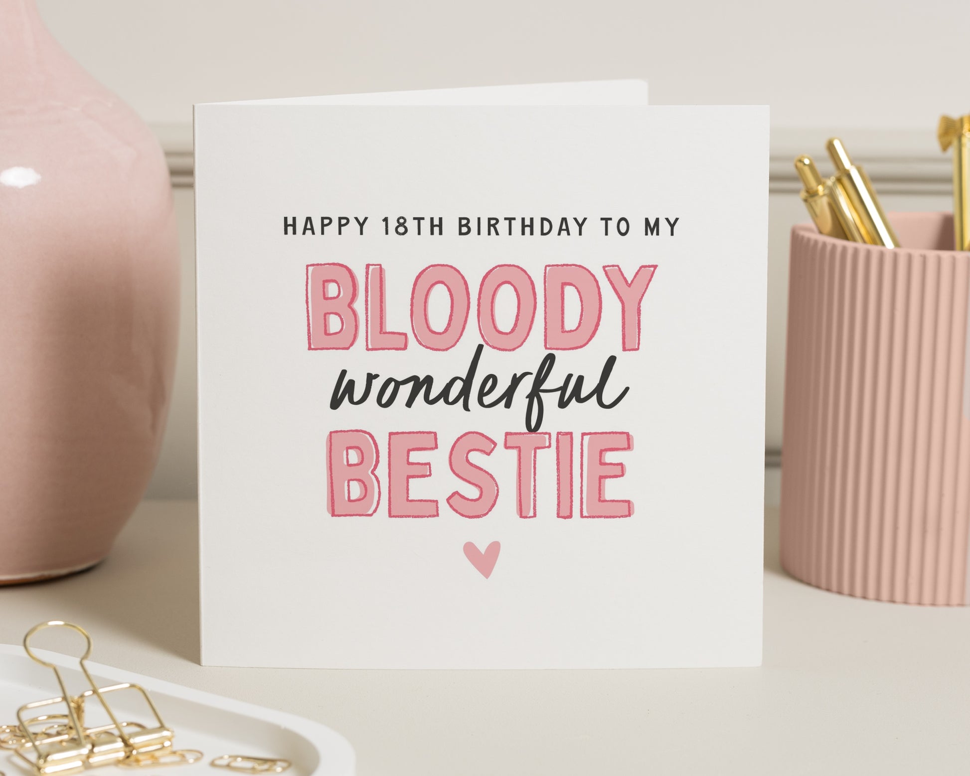 18th Birthday Card for Best Friend, Bestie Birthday Card, Birthday Card for Her, Funny 18th Birthday Card, Best Friend Card