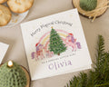 Magical Christmas Card for Girl, Personalised Unicorn Christmas Card, Christmas Card for Daughter, Special Little Girl Christmas Card