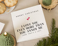 Funny Christmas Card for Husband, Christmas Card for Boyfriend, Christmas Card for Wife, Girlfriend Xmas Card, Romantic Xmas Card