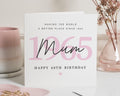 60th Birthday Card for Mum, 1965 Birthday Card, Personalised Birthday Card for Her, Mum Birthday Card, Happy 60th Birthday Card