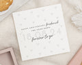 Personalised Anniversary Card, Custom Anniversary Card for Him or Her, Romantic Card, Two Year Anniversary Card, Simple Heart Card