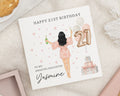 21st Birthday Card for Daughter, Personalised Birthday Card, Birthday Card for Her, Daughter Birthday Card, 21st Birthday Gift