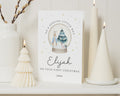 First Christmas Card for Boy, 1st Christmas Card, Personalised Baby Boy Christmas Card, Christmas Card for Son Grandson Nephew