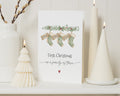 Personalised First Christmas Card, 1st Christmas Card, Family Christmas Card, New Baby Christmas Card, First Christmas as a Family