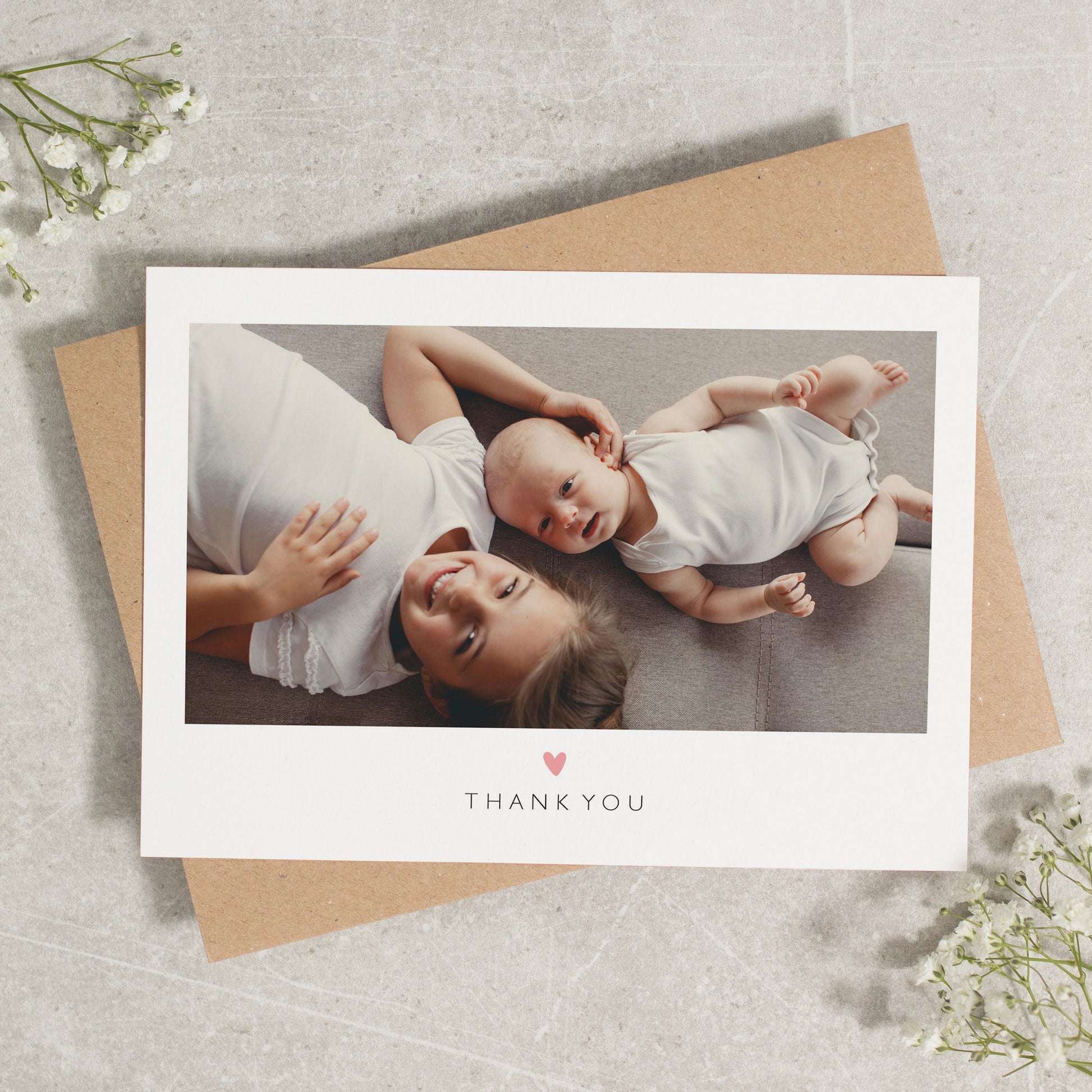 Personalized Baby Thank You Cards, Baby Thank You Card Including Envelopes, Thank You Cards Photo, New Baby Cards, New Arrival Baby