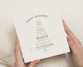Birthday Card for Aunty, Auntie Birthday Card from Niece, Funny Birthday Card for Her, Cute Birthday Card for Auntie, Simple Birthday Card