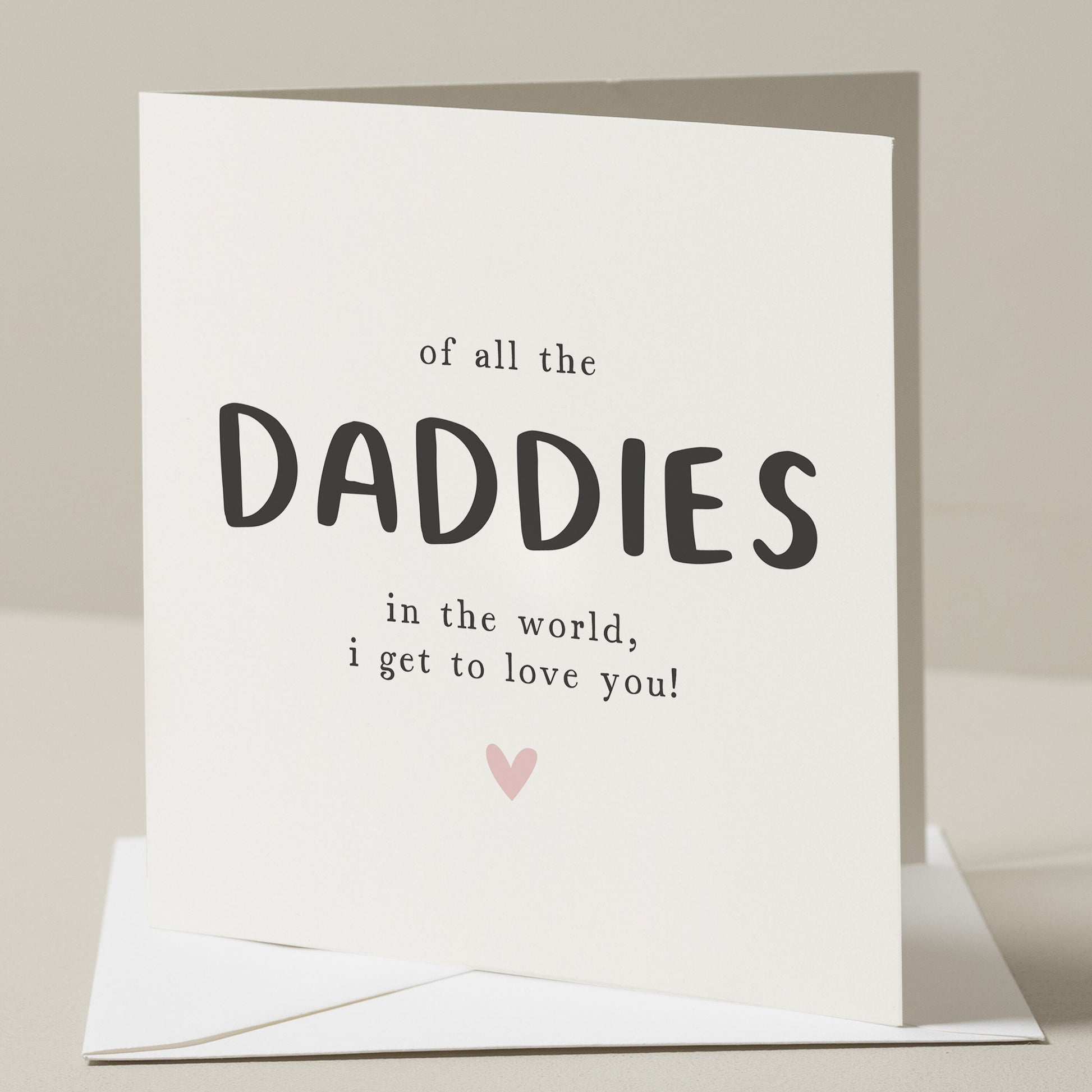 Cute Fathers Day Card, For Both My Daddies Fathers Day Card, Cute Daddies Fathers Day Gift, Fathers Day Card From Child, Cute Daddy Gift