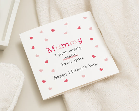 Mother's Day Card for Mummy, Mam, Mammy, Mamma, Cute Mother's Day Card, Card for Mum, Mother's Day Card for Her
