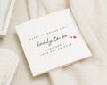 Valentines Day Card for Daddy to Be, Daddy to Be Valentines Card, Card from Bump, Valentines Card for Him, Daddy to Be Card