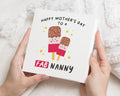 Mothers Day Card for Nanny, Funny Mothers Day Card, Fab Nanny Card, Cute Ice Lolly Card, Mothers Day Card for Grandma, Personalised Card