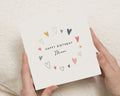 Birthday Card for Mum, Mum Birthday Card, Personalised Birthday Card for Mum, Birthday Card for Her, Cute Heart Birthday Card