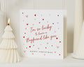 Christmas Card for Boyfriend, Boyfriend Christmas Card, Romantic Christmas Card for Him, Cute Xmas Card, Happy Christmas Card