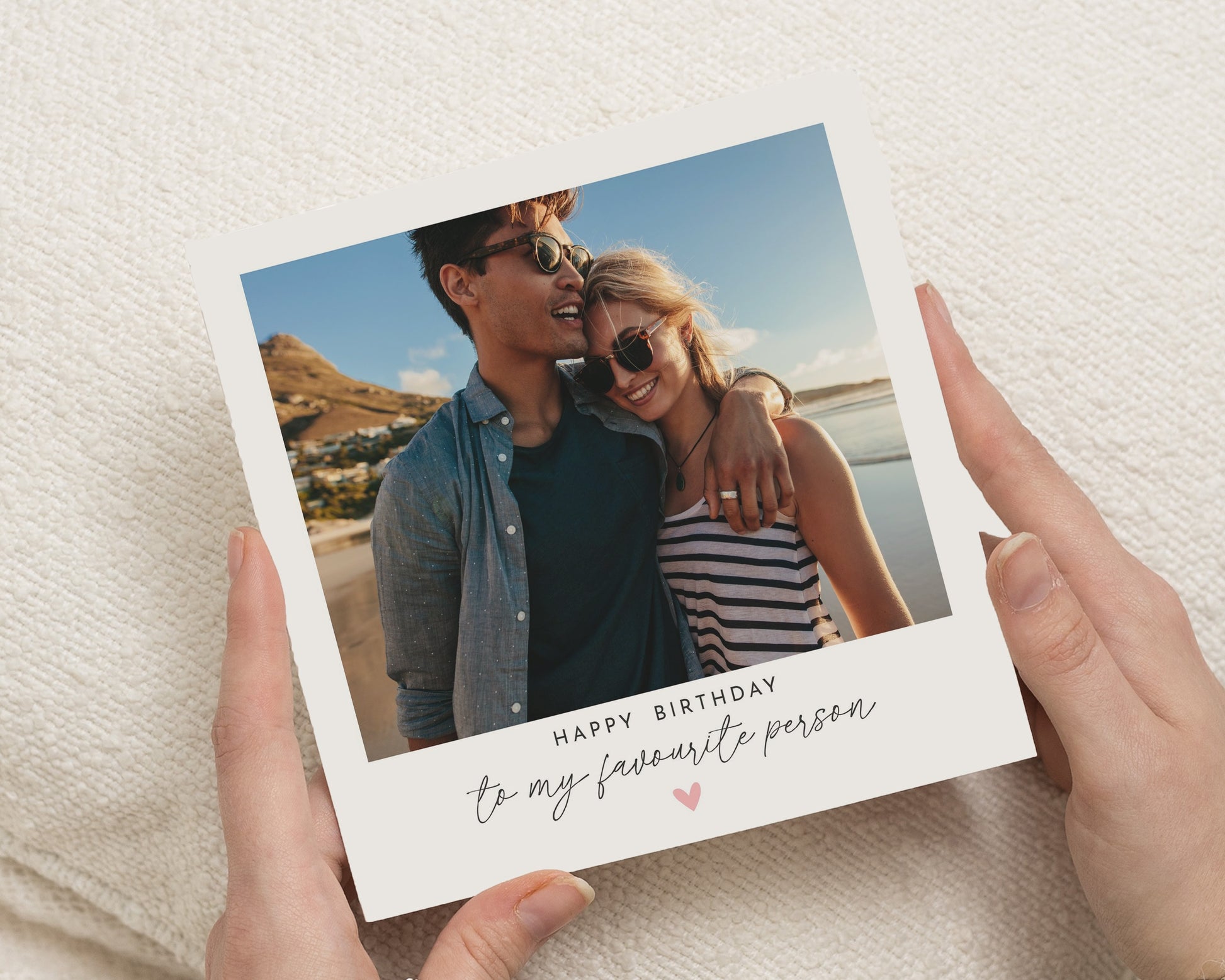 Birthday Card for Partner, Photo Birthday Card, Favourite Person Birthday Card, Birthday Card for Boyfriend, Girlfriend, Husband or Wife