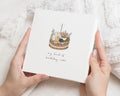 Funny Birthday Card, Birthday Card for Friend, Foodie Birthday Card, Birthday Card for Her, Birthday Cake Card, Cheese Birthday Card