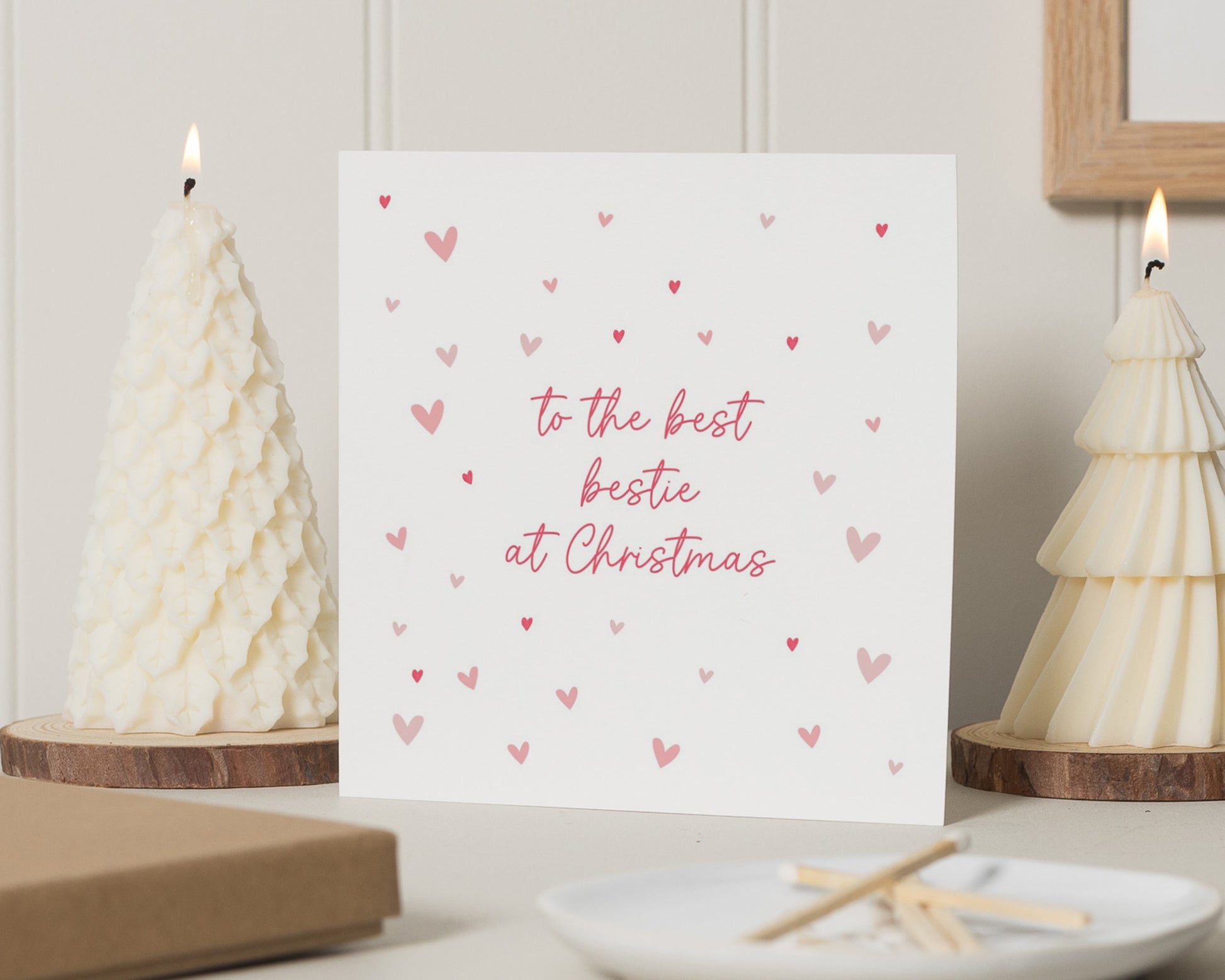 Christmas Card for Best Friend, Bestie Christmas Card, Christmas Card for Her, Cute Christmas Card, Best Friend Xmas Card