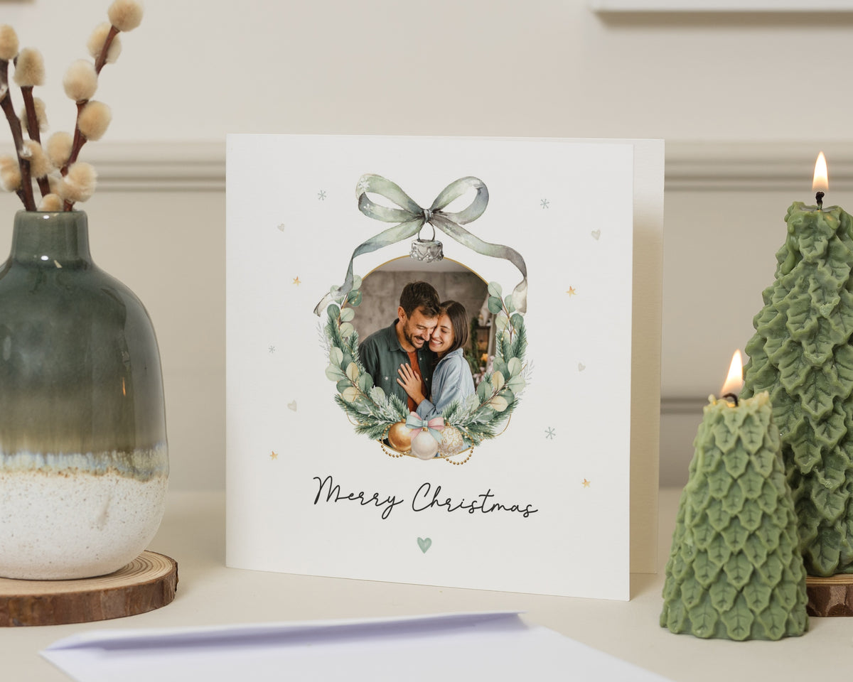 Photo Christmas Card, Personalised Christmas Card, Family Christmas Card, Couple Christmas Card, Xmas Card, Merry Christmas Card