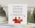 Christmas Card for Best Friend, Best Friend Christmas Card, Christmas Card for Her, Personalised Christmas Card, Cute Christmas Card