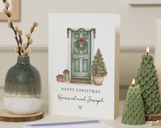 Personalised Christmas Card, Christmas Card for Couple, Family Christmas Cards, Custom Xmas Card, Happy Christmas Card