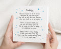 Fathers Day Card for Daddy, Cute Fathers Day Card from Child, Poem Card for Dad, Fathers Day Card from Baby, Daddy Card for Him