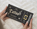Personalised Tattoo Gift Voucher, Scratch To Reveal Birthday Gift, 21st Birthday Gift Voucher, Gift Experience for Him or Her
