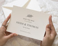 Personalised Save the Date Card, Wedding Save the Date Card, Minimal Save the Date, Simple Save the Date Card, Custom Wedding Save the Date