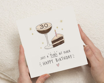 21st Birthday Card, Espresso Martini Birthday Card, Cocktail Birthday Card, Funny Birthday Card for Friend, Birthday Card for Her