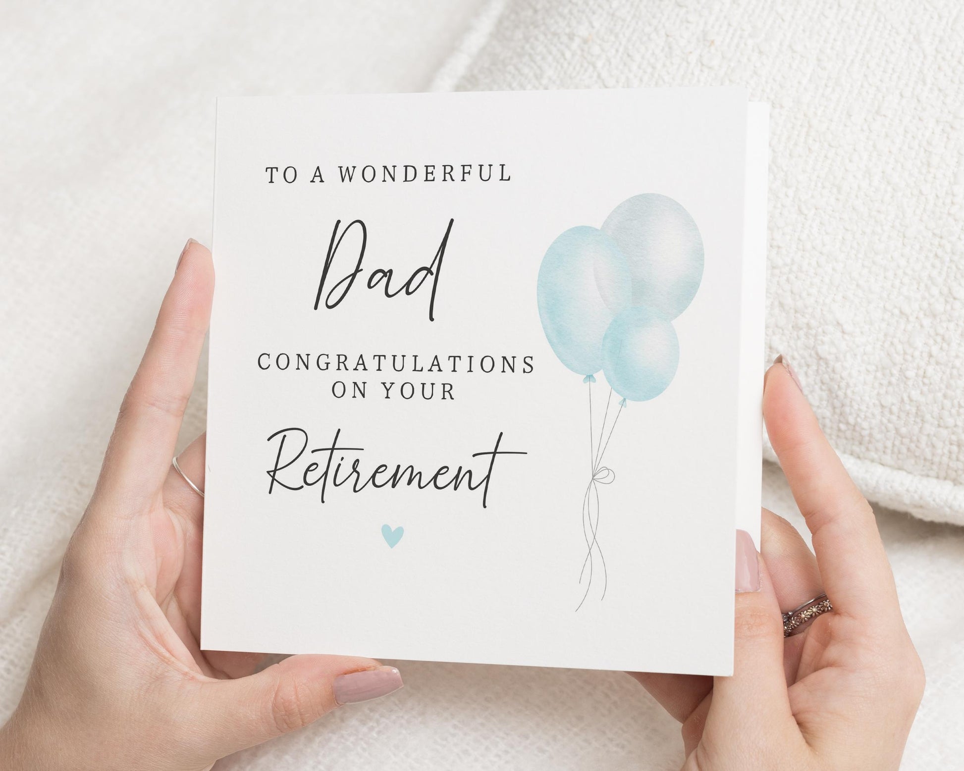 Retirement Card for Dad, Dad Retirement Card, Congratulations Card for Him, Retirement Card for Father, Simple Retirement Card
