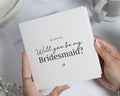 Will You Be My Bridesmaid Card, Personalised Bridesmaid Proposal Card, Bridesmaid Card, Wedding Card, Custom Bridesmaid Card
