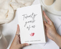 20th Anniversary Card, Twenty Years of Us Card, Anniversary Card for Husband Wife, Anniversary Card for Her Him, Romantic Card