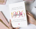 30th Birthday Card for Daughter, Personalised Birthday Card for Her, Daughter Birthday Card, Floral Birthday Cards, Custom Birthday Card